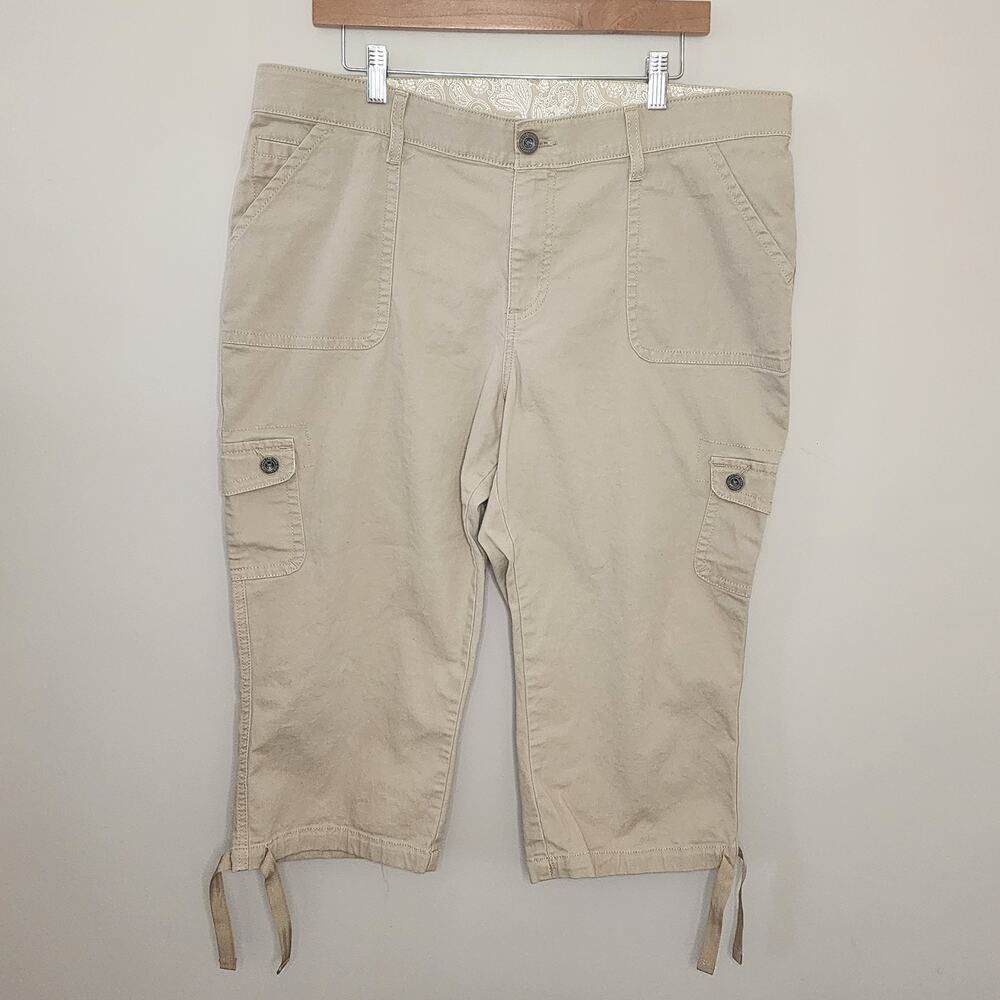 Lee Women's Flex-to-go Cargo Crop Sz‎ 16W